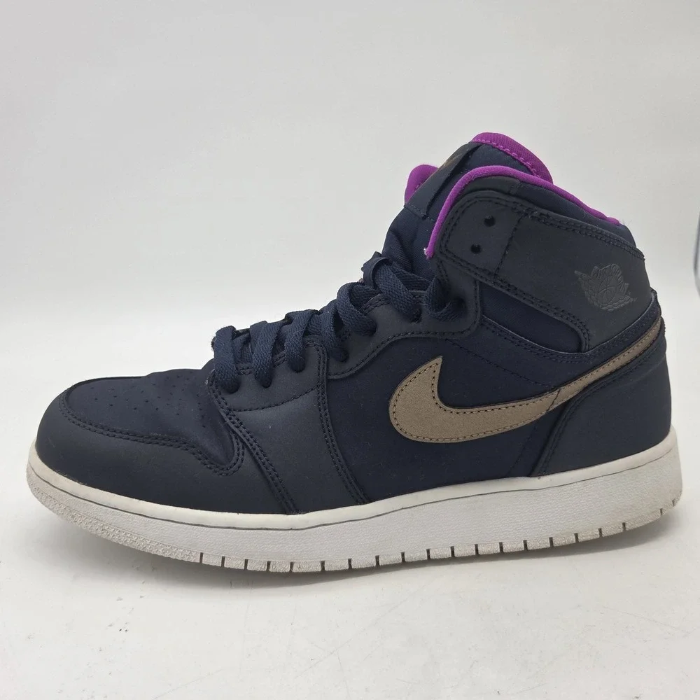 Nike Air Jordan 1 Retro Hi GS Maya Moore Blue Basketball Shoes 9.5Y
